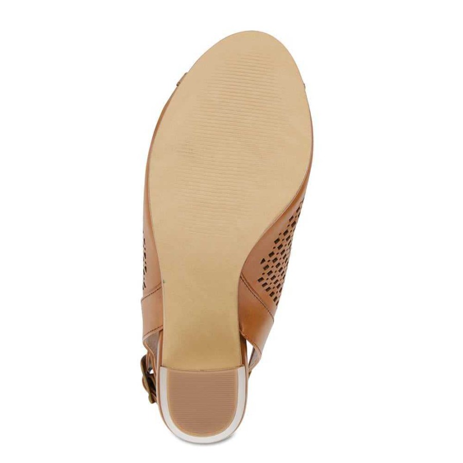 Heels Sandler  | Billie Heel In Tan Leather